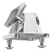 VICASKY Drum Leg Rest Bass Drum Leg Bracket Floor Tom Leg Mount Bracket Drum Leg Replacement Bracket Tom Leg Support Drum Leg Mounts Drum Tom Parts Silver Plated Iron L18 Hardware Snare