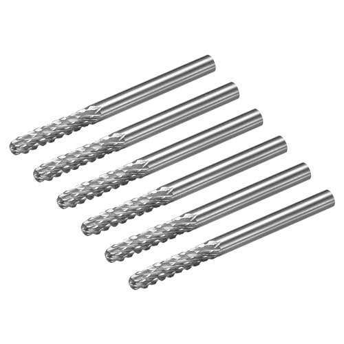 uxcell Tungsten Carbide Rotary Files 1/8