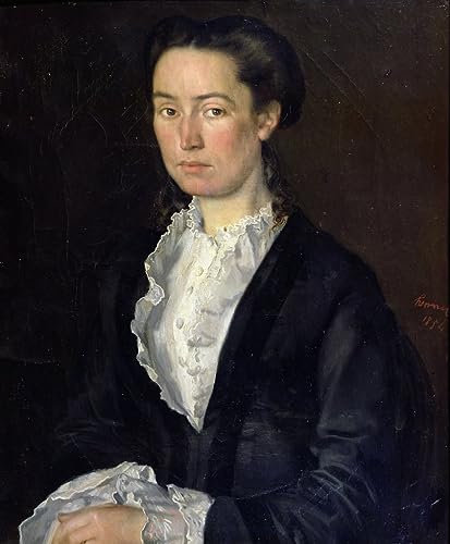 Affiche décorative haut de gamme de la peinture d'art d'Adelaede Mathilde par Henner 60x90cm