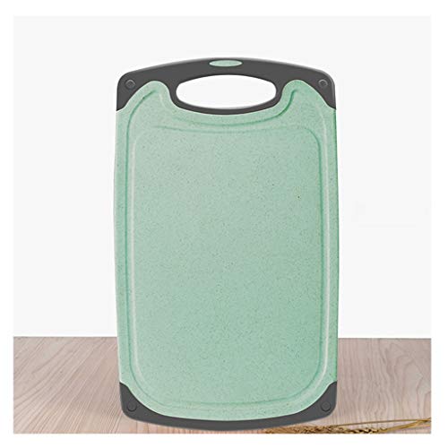 Tabla de cortar Tabla de cortar Tabla de cortar de plástico de color de la fruta del hogar Tabla de cortar antideslizante agarre fácil (Color : D, Size : L)