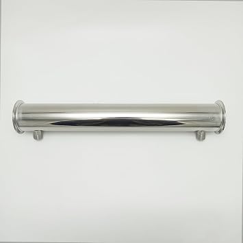 Condensers, 2.5 Distillation Condenser, 304 Stainless Steel Cooler, Iength 450mm, Distillation Column Decondenser