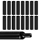 16pcs*12.5mm Schrumpfschlauch Schwarz Ø6mm,4:1 Schrumpfschläuche,Schrumpfschlauch Sortiment,Schrumpfschlauch Wasserdicht,Schrumpfschlauch mit Kleber,für Kabel,Markierung,Gesamt 2m