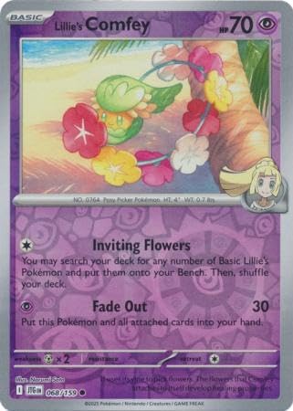 Pokemon - Lillie's Comfey 068/159 Journey Together - Lámina inversa - Tarjeta in