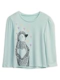 GAP Baby Girls Softspun Graphic Tee T Shirt, Penguin, 3-6 Months US