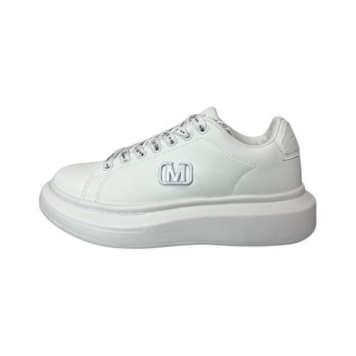 MARC ELLIS Zapatillas de mujer Mod. Hawai MSS25/105, Total White, 39 EU