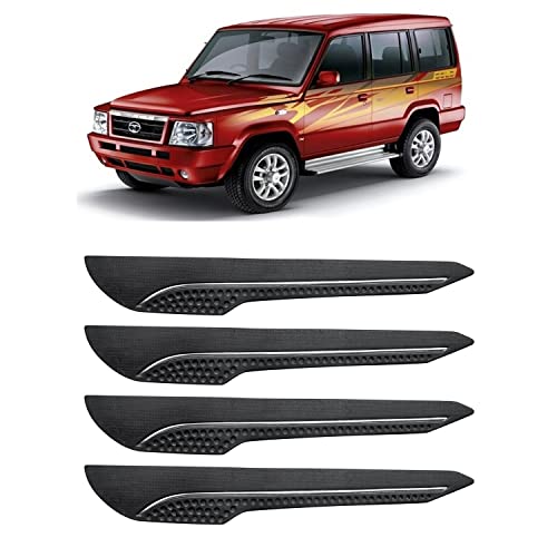 Image of AOSIS-Car Bumper Protector /Bumper Guard for Tata Sumo with Single Chrome Stripe (4-Pcs)
