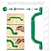 KINSPORY 10.6'' Climbing Handles, 4pc Playground Safety Handles Set, Kids Hand Grips for Swing Set, Climbing Frame, Play House, Climbing Frame - Green