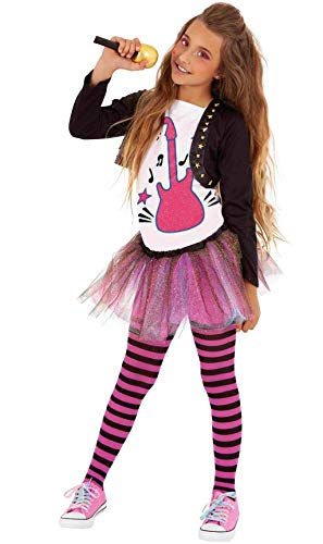 Rubies Funny Costumes - Disfraz Chanel P. Pop Girls Band infantil, Talla L 8-10 años S8623-L