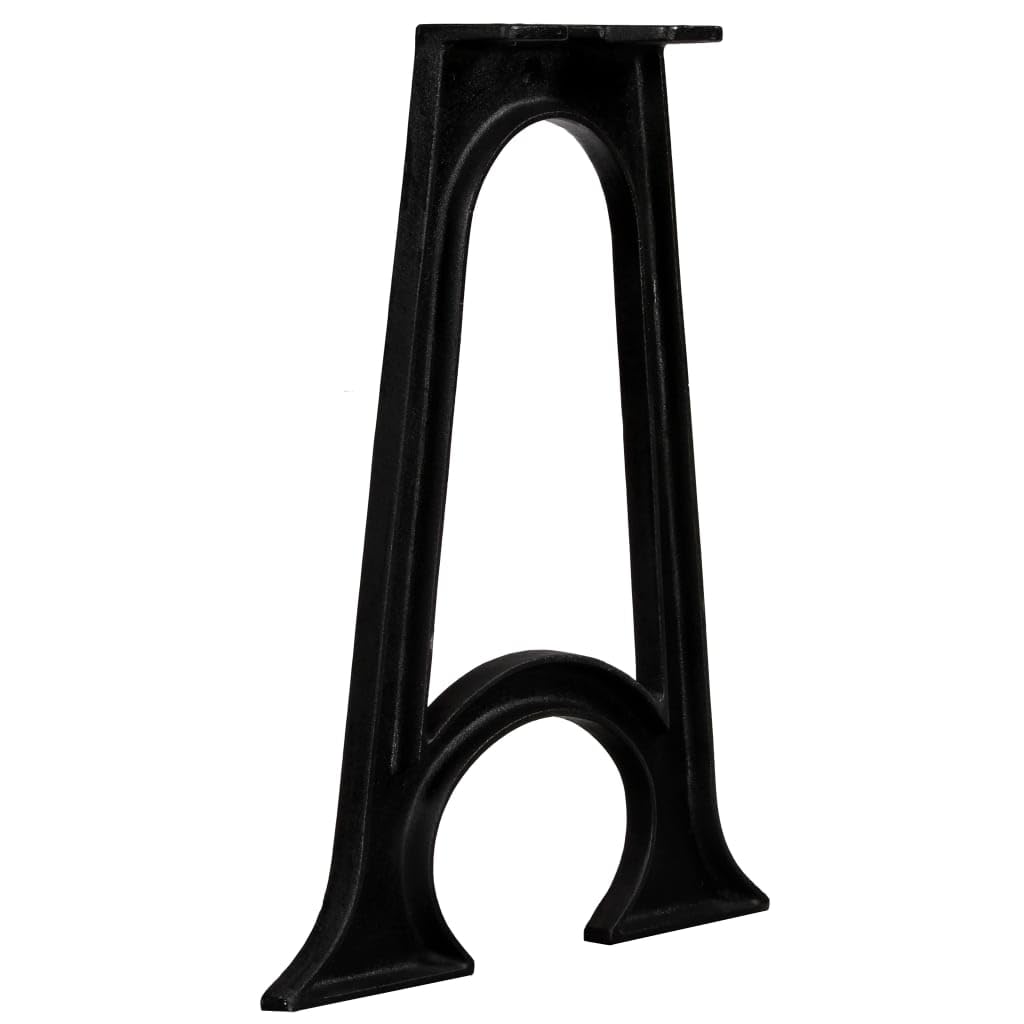 Generico Gambe per Tavolo da Pranzo 2pz Base ad Arco Forma di A in Ghisa,Accessori per tavoli,Gambe per tavoli-245429