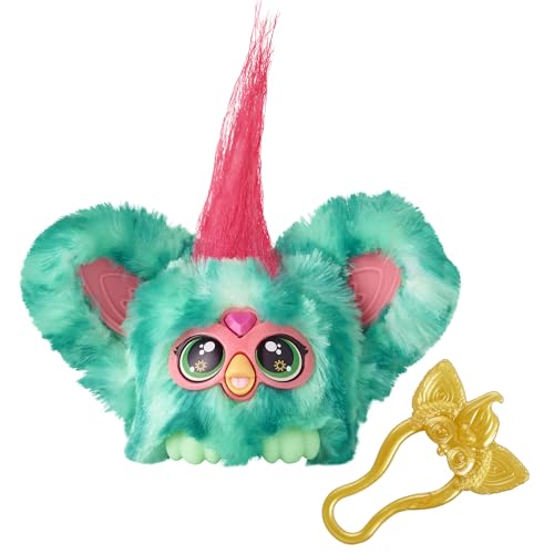 Furby Hasbro Furblets, Mello-NEE, Juguete de Peluche Electrónico, Tamaño Mini, Compañero Coleccionable, Personaje en Color Verde y Rosa, Idea de Regalo, Mascota Interactiva Furby Hasbro Furblets, Mello-NEE, Juguete de Peluche Electrónico, Tamaño Mini, Compañero Coleccionable, Personaje en Color Verde y Rosa, Idea de Regalo, Mascota Interactiva