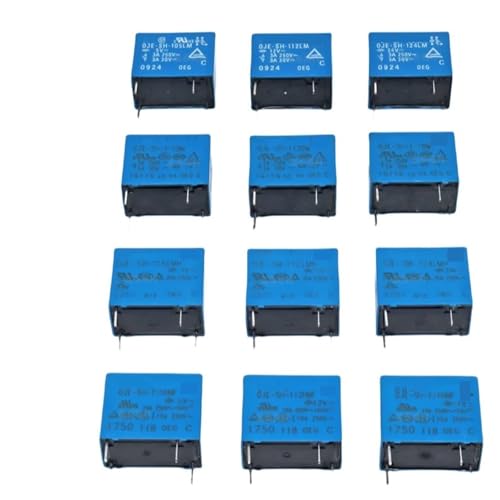 Relais OJE-SH-124HM 10A et versions LM DM LMH en lot de 5 pièces pour circuit