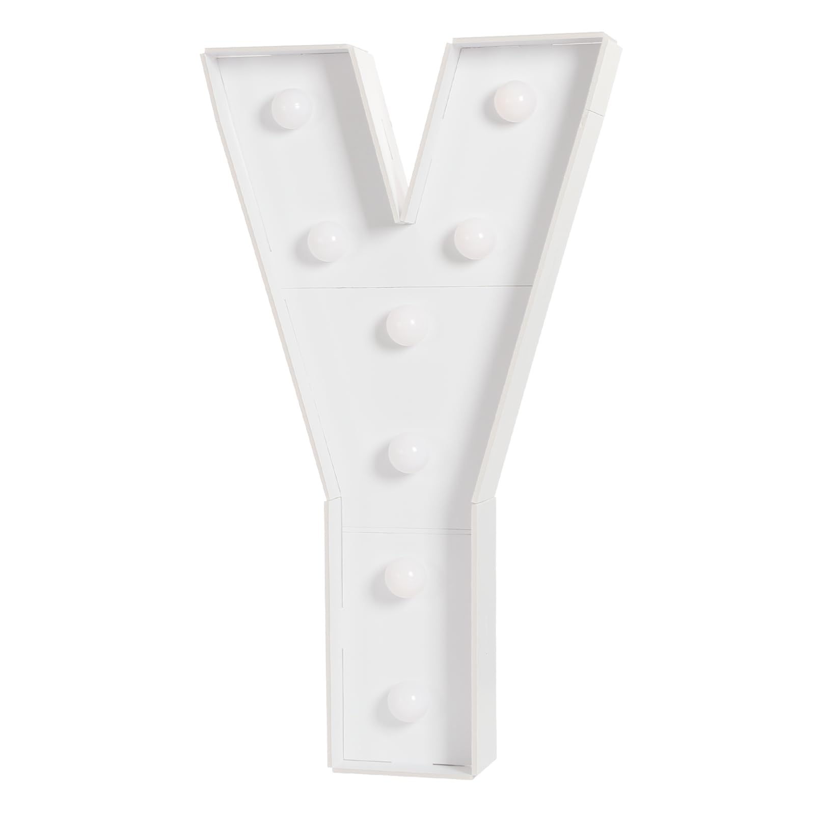 BABY LED Buchstaben 70cm Höhe, LED Schriftzug Leuchtbuchstaben Groß Dekorations Nachtlicht Lampe für Babyparty Hochzeit Geburtstag, Batteriebetrieben, Warmes Licht