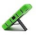 MagicSky iPhone 4s case, iPhone 4 case, Robot Series Hybrid Armor Defender Case Cover with Kickstand for Apple iPhone 4/4S - Green