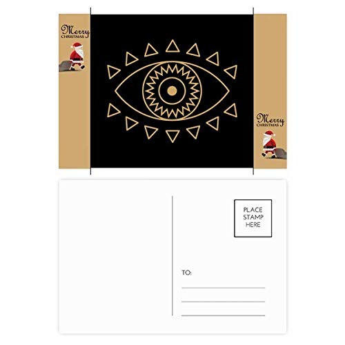 Carte postale Père Noël Eye Totem pour décorer votre intérieur et envoyer vos vœux