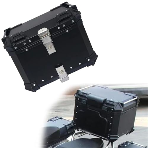 Coffre de Rangement Moto en Aluminium 45L Noir pour BMW R1250GS Adventure