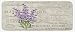 Lunarable Lavender Kitchen Mat, Vintage Postcard Composition with Grunge Display and Flowers, Plush Decorative Kithcen Mat with Non Slip Backing, 47" X 19", Green