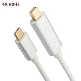 cable thunderbolt 2 a hdmi Works with USB-C port computers that utilize DP Alt Mode ，Perfect match for Samsung Galaxy S8,Dell XPS 15 13，Apple New MacBook 12"and MacBook Pro 2017 /2016 13" and 15" with Touch Bar and more USB C Devices Apple Cinema Display with Mini DisplayPort