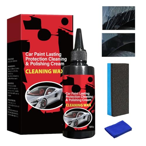 Reparación de arañazos de vehículos - Crema protectora muy eficaz para eliminar arañazos, pasta de pulido para el cuidado de la pintura, aplicación eficaz en manijas de puertas y reposabrazos