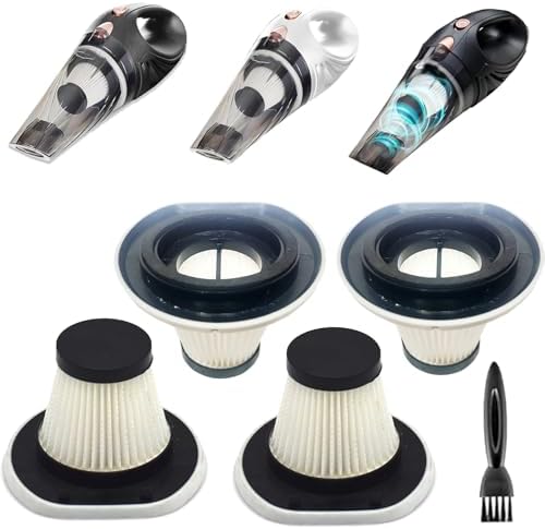 4 Pack Hepa Replacement Filters Compatible with ThisWorx TWC-01 Related Model, Filters for Auto Joe ATJ- V501 Handheld Vacuum with Cord, Washable and Reusable Filters. (Vacuum isn't included) image 3