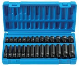 GRY-9728M Grey Pneumatic Deep Length Metric Master Set - 0.25 in.