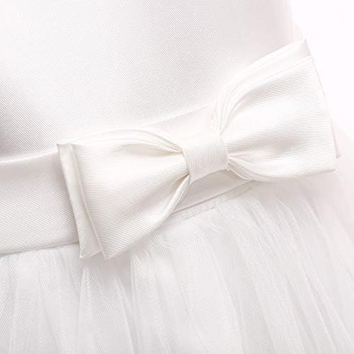 Baby Girl Pageant Tulle Dress Princess Dress Bowknot Tutu Gown Flower Wedding Dresses