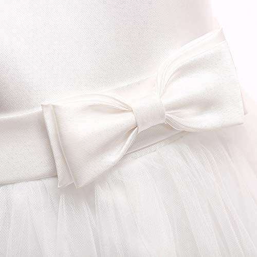Baby Mädchen Festzug Tüll Kleid Prinzessin Kleid Bowknot Tutu Kleid Blume Hochzeit Kleider