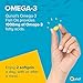 Qunol Fish Oil Omega 3 Mini Softgels, 1000mg Omega 3 EPA + DHA, Ultra Pure Supplements, Heart Health Support, Lemon Flavor, Easy to Swallow Minis, 3 Month Supply, 180 Count