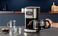 Krups KM480D Excellence Edelstahl Programmierbare Filterkaffeemaschine, 24-Stunden-Timer, Brühstärkeauswahl Wasserkopf, Pre-Infusion Modus, Anti-Tropf-System, 1,25 L Kapazität, 15 Tassen – Ansicht 8