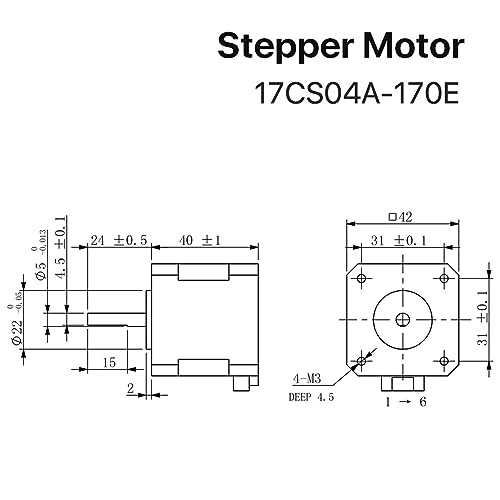 Moteur pas à pas 1.7A résout les pertes de pas en impression