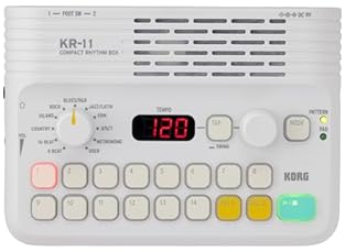 The battery powered KR-11 has a built in speaker as well as a headphone output making it the perfect portable compact rhythm box for all instrumentalists! Great for practice and recording While the KR-11 is small, it is feature-packed, offering 126 r...
