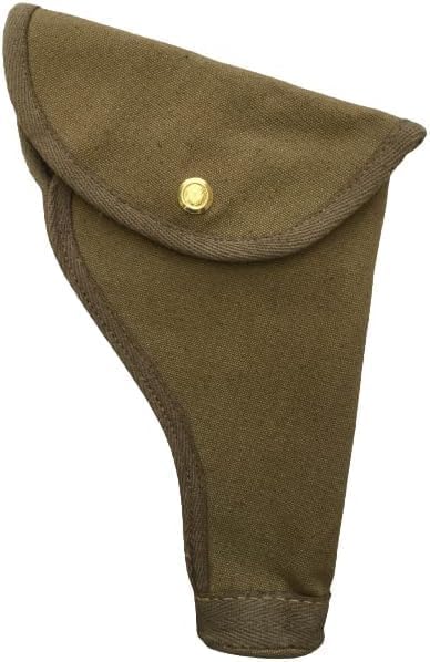 Canvas .455 British Army Webley Revolver Holster- Khaki