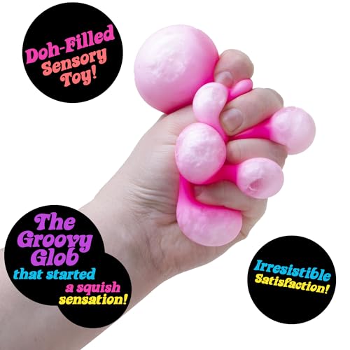 Image of Schylling NeeDoh Original - Sensory Fidget Toy - Pink - Ages 3 to Adult , 1 Count ( Pack of 1)
