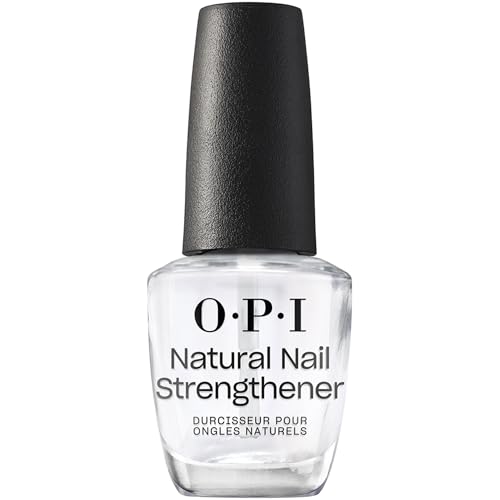 OPI Natural Nail Strengthener – 2-in-1 Nagelhärter und Base Coat – stärkt mit Vitamin A & E – schützt vor Verfärbung und verlängert die Haltbarkeit von Nagellack