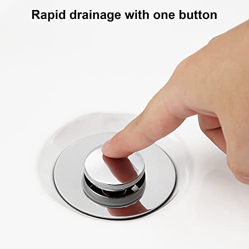 Tapón Universal para Lavabo de Baño, Filtro Antibloqueo con Captura de Cabello miniatura 7