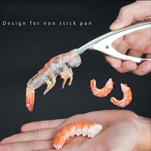 LOVIVER Ferramenta de Descascamento de Camarão de Aço inoxidável Devein Seafood Shell Camarão Camarã