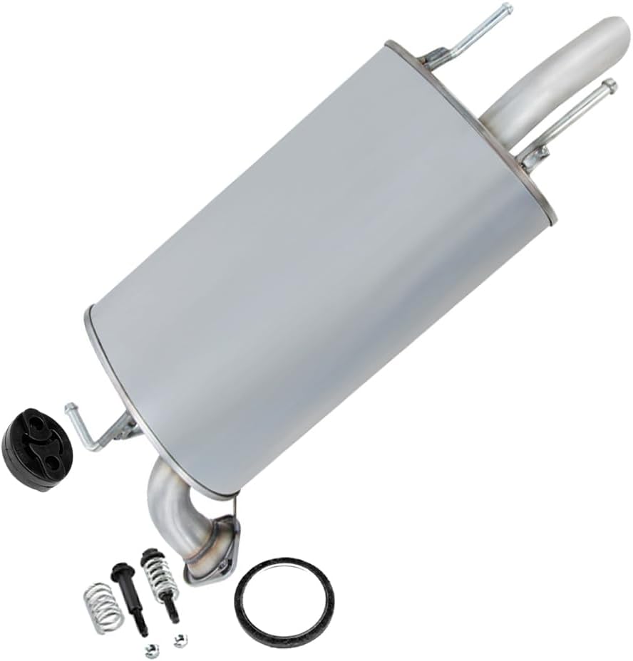 Northeastern Exhaust | Stainless Steel Exhaust Muffler with Hanger Compatible for 1999-2001 Lexus ES300 and 2000-2004 Toyota Avalon 3.0L | Free Gasket, Spring Bolt kit, and Hanger Included