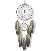 Dream Catchers for Adults Kids Gemstone Dreamcatcher Wall Hanging for Boy Girl Bedroom Handmade Decor Gift