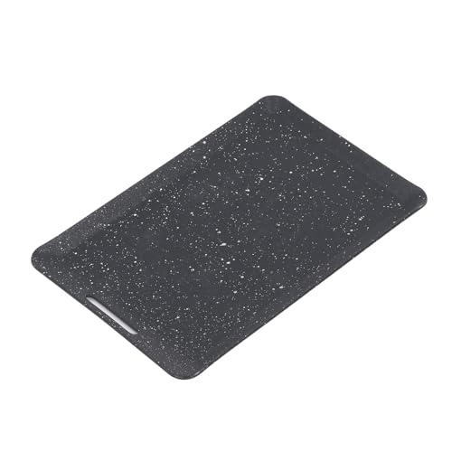 TOPINCN Sartén Pequeña Al Aire Libre para Color Roto para Mini Máquina de Panqueques Sartén para Bistec de Hierro Sartén en Miniatura Freidora Maifan de Hierro para Acampar (BLACK)