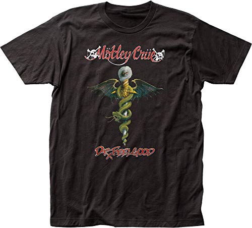 MÃ¶tley CrÃ¼e - Mens Dr. Feel Good Fitted Jersey T-Shirt, Size: XX-Large, Color: Black