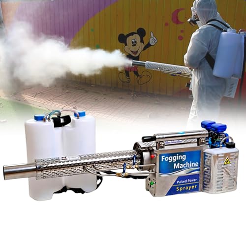 Máquina nebulizadora térmica portátil, pulverizador eléctrico para Uso agrícola en Interiores y Exteriores, nebulizador ULV para desinfección y Control de plagas.