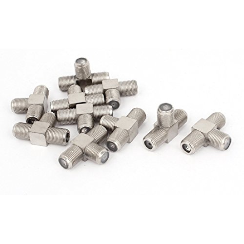 Echocart-10pcs-F-Type-Female-to-F-Female-Jack-3-Way-RF-Coaxial-Adapter-Connector