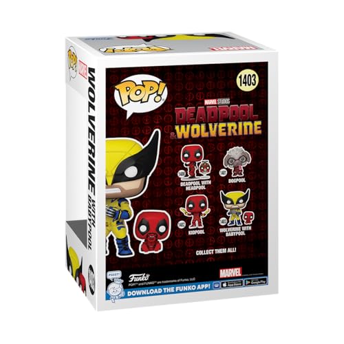 Wolverine w/ Babypool Deadpool 3 Figurine POP - vue 5