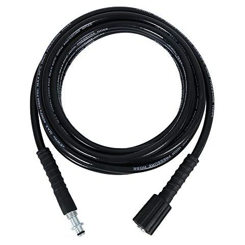 summerkimy 10m High Pressure Hose Extension M22 & C-Clip Type Fitting Quick Connector High Full Control Home Pressure Washers for Karcher K2 K3 K4 K5 Cover
