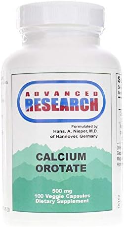 (Dr. Hans Nieper) Calcium Orotate 500 Mg Capsules 100 Each