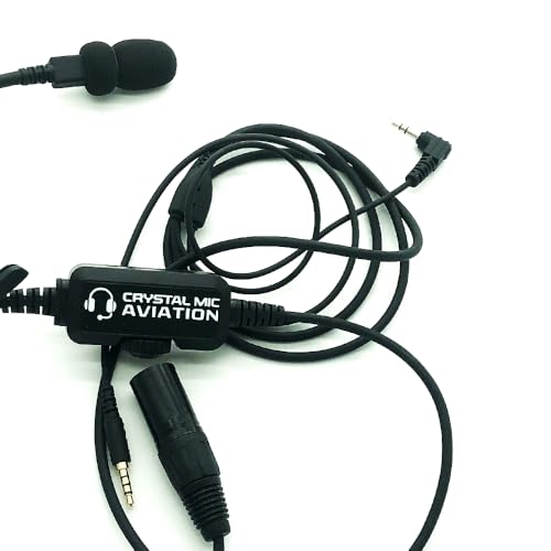 Micrófono Aviation Pro X para XM3/4 con Conector XLR5 miniatura 3
