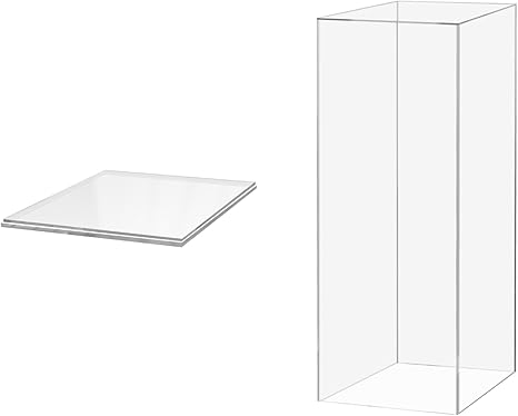 Amazon.com: Acrylic Display Riser Box with Clear Base Hollow Clear ...