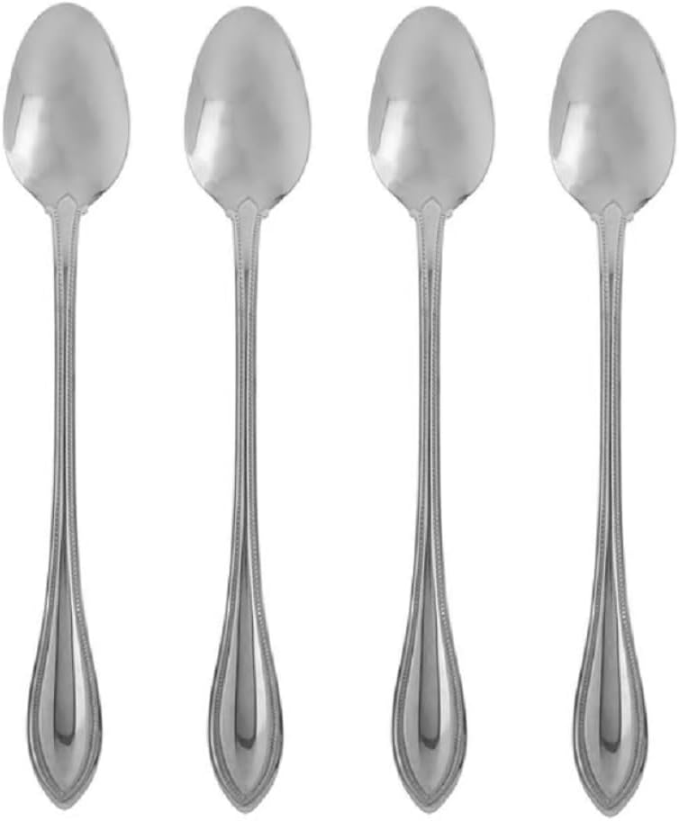 Oneida American Harmony 18/8 Stainless Steel Iced Beverage Spoon (Set of Four)