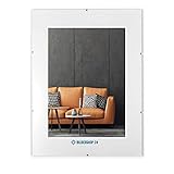 10x Rahmenloser Bilderrahmen Bildhalter Cliprahmen 42x59,4cm (DIN A2) Acrylglas