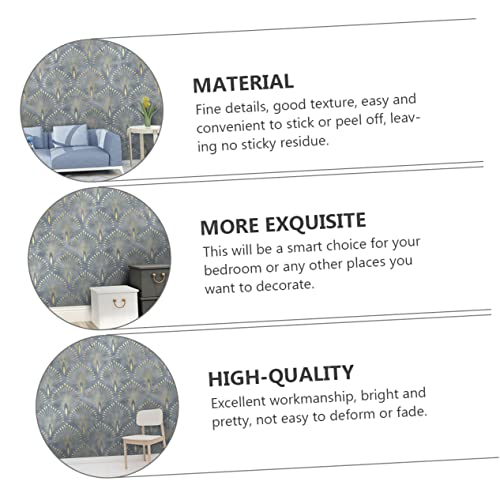 Autocollants muraux géométriques de texture lisse Abaodam