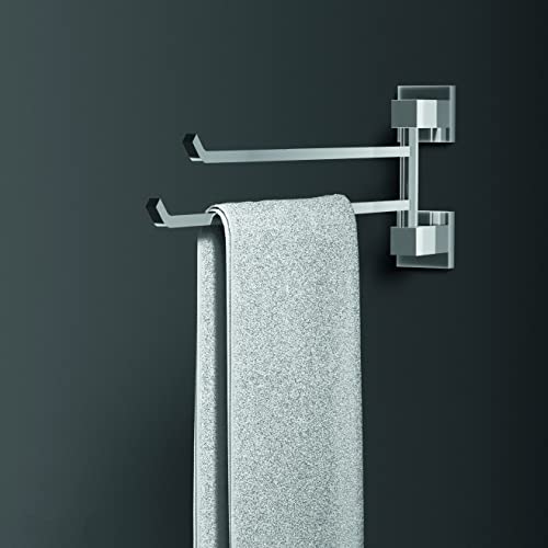 Porte serviette Ideal Standard IOM Square chic double barre chromée - 3
